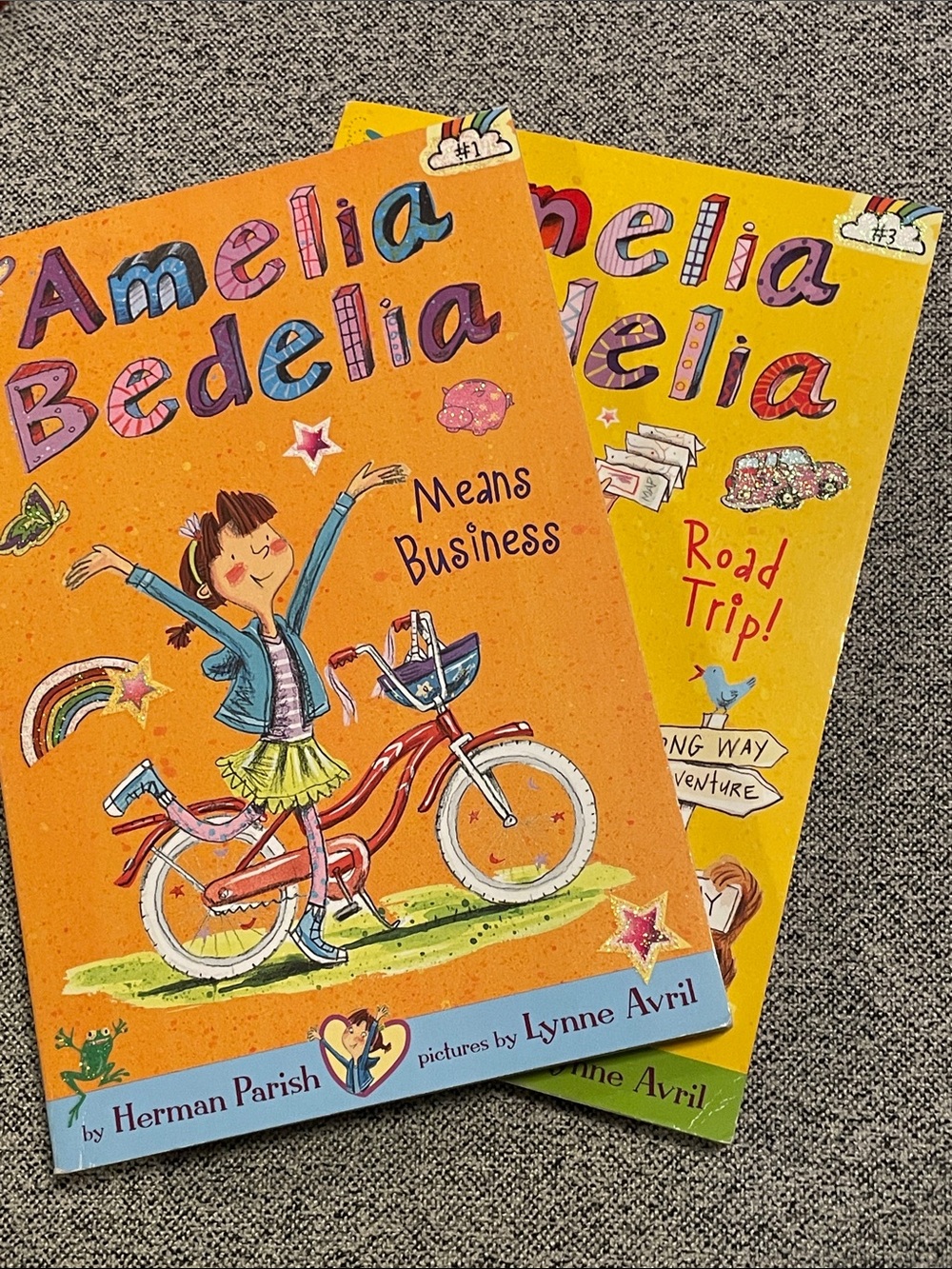 Amelia Bedelia #1 and #3 Paperback Books Lot Set of 2 Kids by Herman Parish